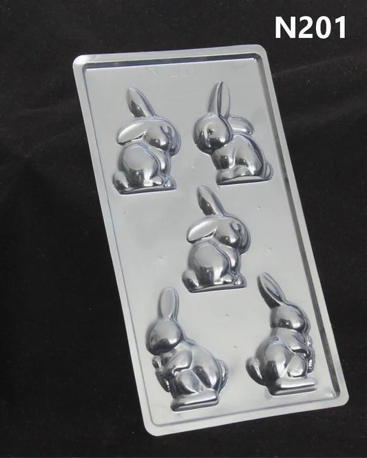Bunny Shape Chocolate Mould 201 | Animal Plastic Chocolate Mould