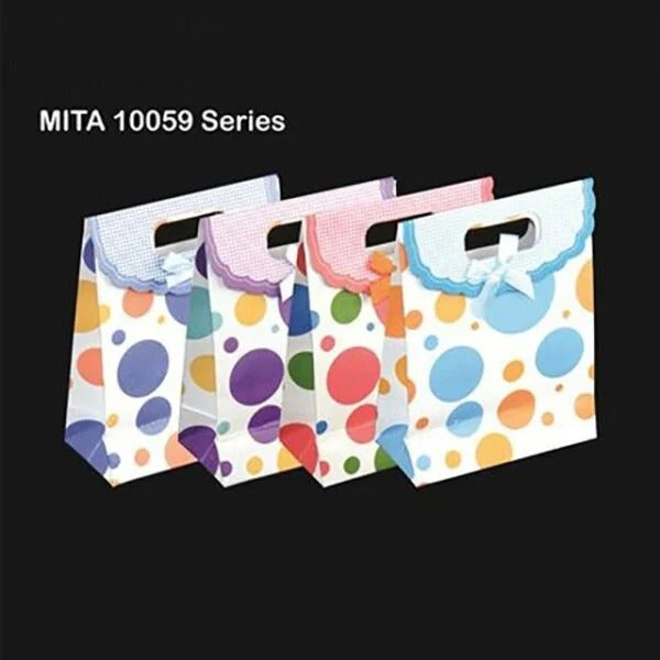 Polka dot Bags 10059 Pack of 10 | Gift Hamper Bag in Polka Dot Style