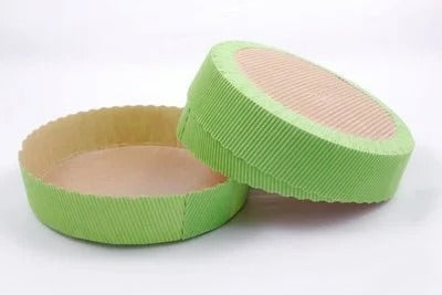 Round Cake Green 250gm Pack of 5 | Bake & Serve Round Cake Tray