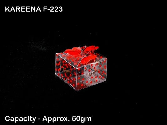 F-223 Pack of 10 | Small PVC Chocolate Gift Box