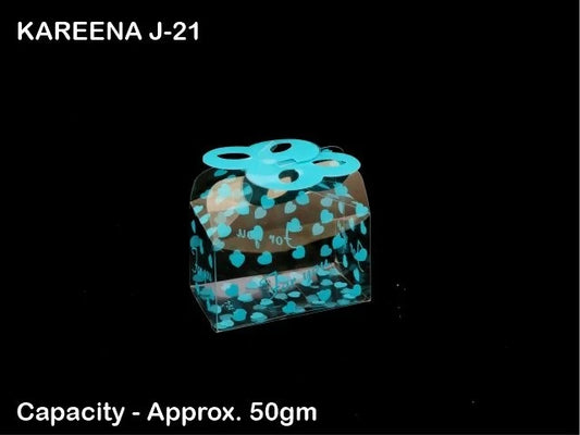 J-21 Pack of 10 | Small PVC Chocolate Gift Box