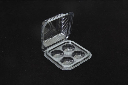 Mita 003-MF12 | 4 Cupcake Box | Dia. 3 cm | Pack of 25