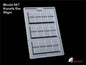 DUBAI KUNAFA CHOCOLATE BAR (96gm) Mould 667 | Kunafa Chocolate Bar Cacao Mould