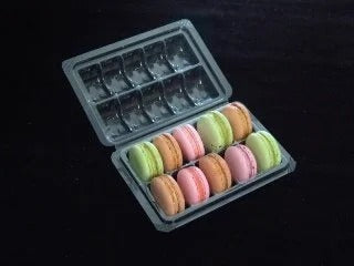 Mita 003-MF03 10 Cavity Macroon Box Pack of 10 & 25 | 10 Cavity Macroon Box