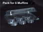 003-MF05 | 6 Muffin Box | Dia. 45 mm | Pack of 10 & 25 | 6 Muffin Boxes