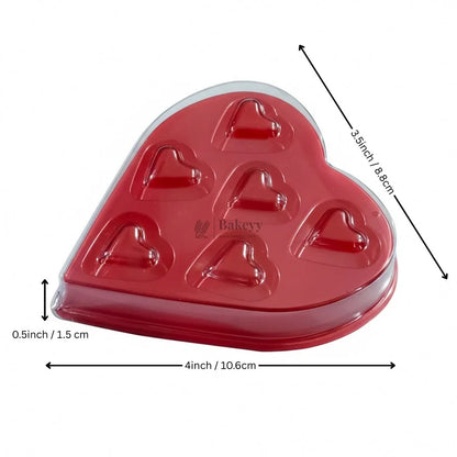 Little Heart Box Pink Pack of 25 (Use with mould no. 390) 6 Cavity Chocolate Gift Box | Pack of 25