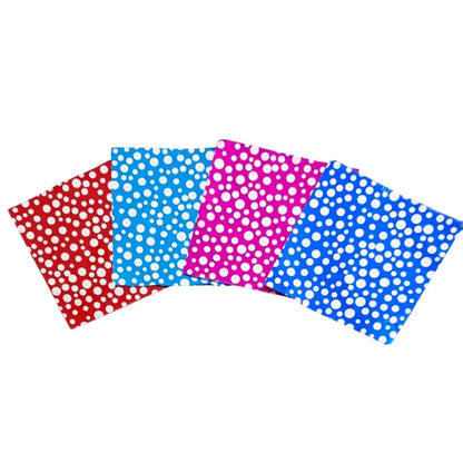 4 in 1 Multi Colour Bubble Print Chocolate Wrapper | Small Bubble Print Multicolour Chocolate Wrapper-280pcs