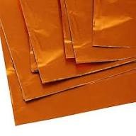 Orange Medium Chocolate Foil Wrapping Paper (Approx 300 pcs)