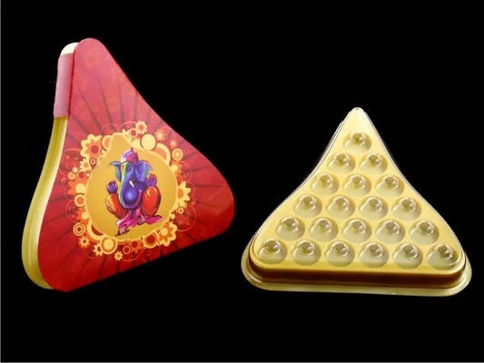 Ganpati Modak Box 21 Cavity Pack of 5 & 10 (for 5-6 gm Modak Mould no. 385)