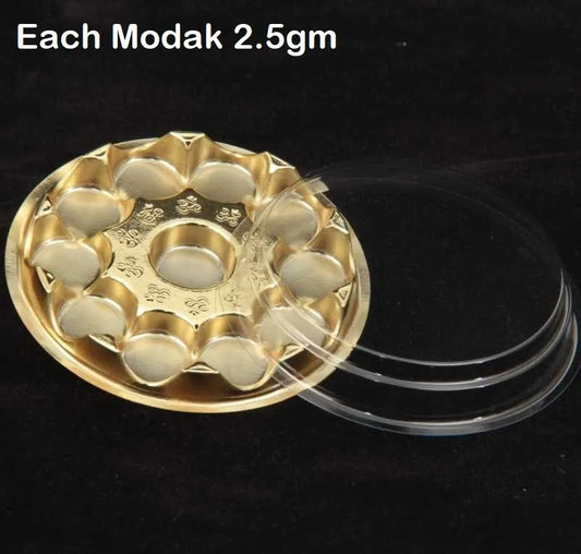 11 Mini Modak Box (Extra Small) Pack of 5 & 10 (for 2-2.5 gm modaks only)