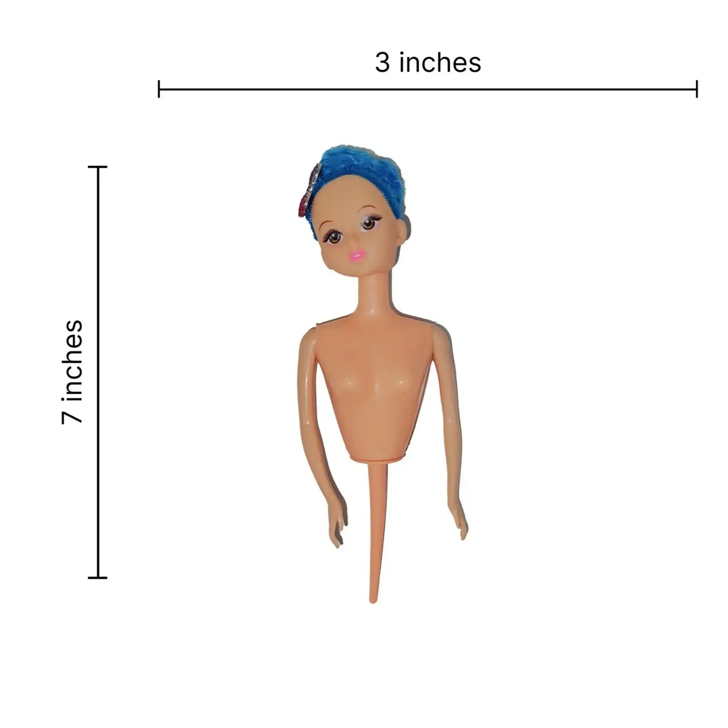 Premium Half body Sweet Barbie Hot Pot Doll 19cm