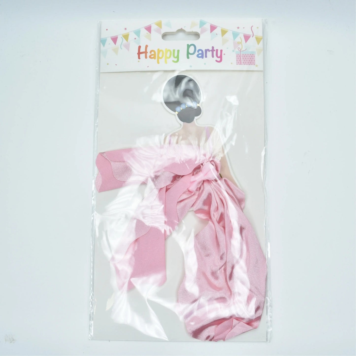 Lady with Pink Gown Cake Topper