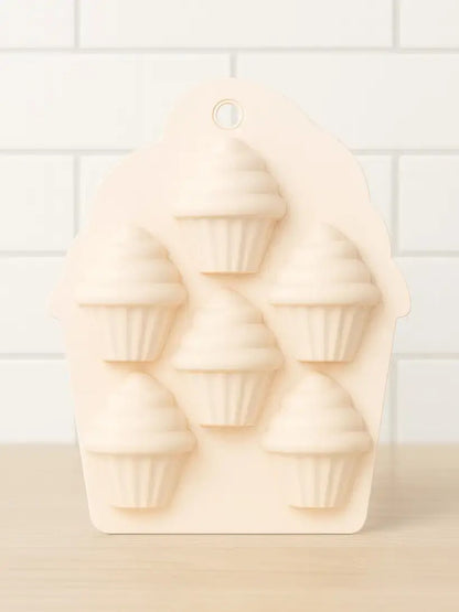 Cupcake Design Silicone Chocolate Mold – 6-Cavity Cupcake Swirl Design
