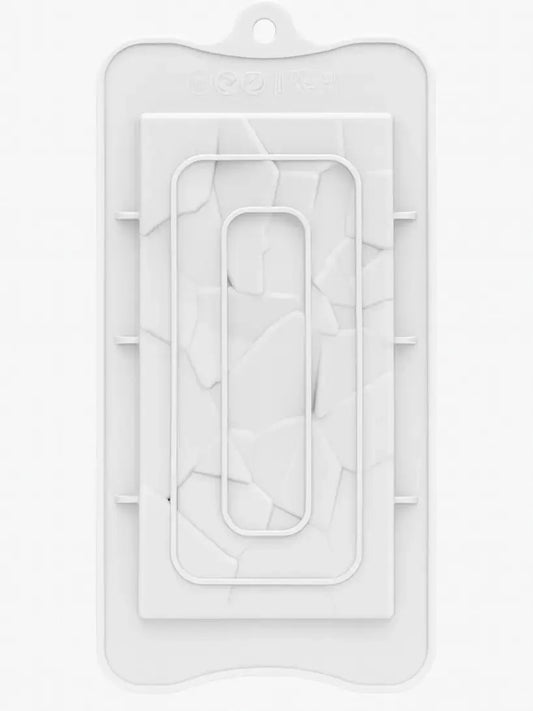 Silicone Chocolate Bar Mould (80-100 gm) – Shattered Stone Effect