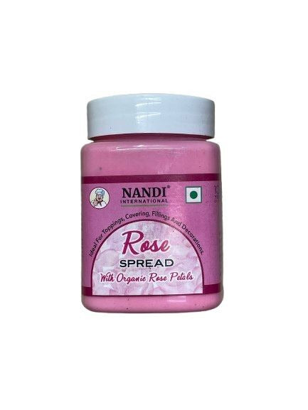 Nandi Rose Spread for Chocolate Filling & Cake decorations (200gm) (Expiry Dec-2026)