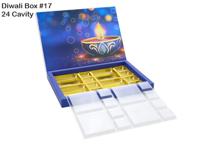 24 Cavity Diwali Box No 16 Pack of 5 with 3 Variants