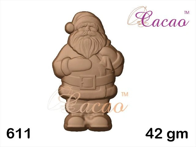 Christmas Santa Shape Chocolate Box with Lid (Pack of 5) | Santa Chocolate Box & Suitable Mould