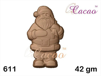 Christmas Santa Shape Chocolate Box with Lid (Pack of 5) | Santa Chocolate Box & Suitable Mould