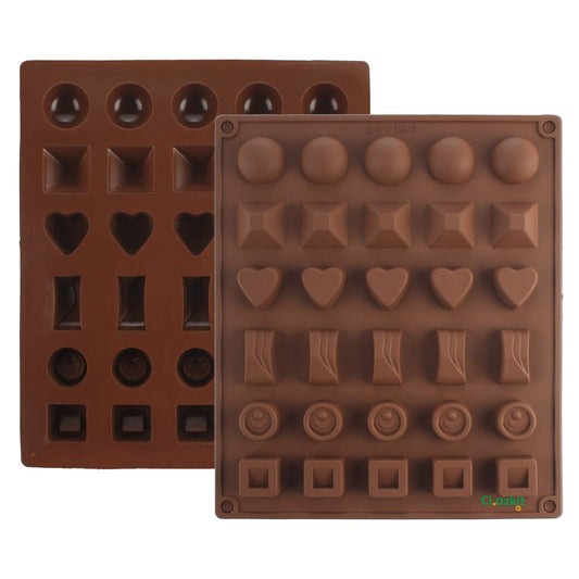 6 in 1 (30 Cavity) Silicone Chocolate Mould
