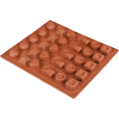 6 in 1 (30 Cavity) Silicone Chocolate Mould