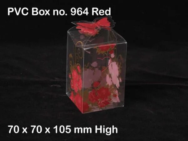 PVC Box 964 Pack of 10 (Random Colour) (Red, Orange, Blue, Pink)