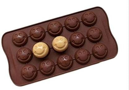 Smiley Shape Silicon Chocolate Mould | Smiley Chocolate Mould Silicon