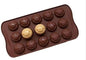 Smiley Shape Silicon Chocolate Mould | Smiley Chocolate Mould Silicon