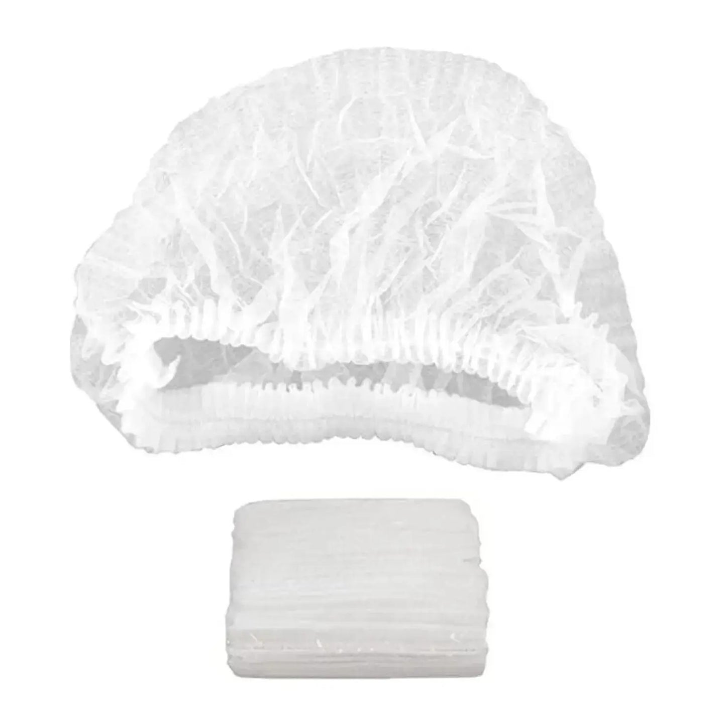 White Hairnet for Cooking and Baking (40-Piece Packet)