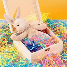 Multi Colour Shredded Paper Grass for Hamper Decoration (40-50gm)