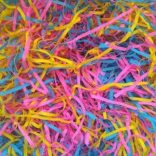 Multi Colour Shredded Paper Grass for Hamper Decoration (40-50gm)