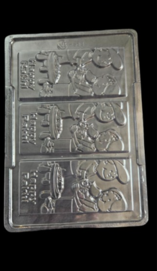 Happy Rakhi Bar Chocolate Mould (60-70 gm) | Rakhi chocolate Mould - 583