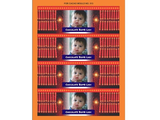 Big ladi Full wrap Sticker (4 stickers per sheet)