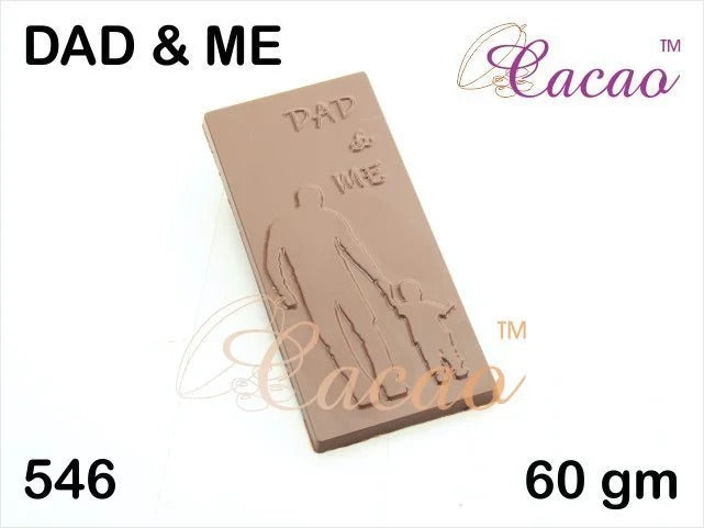Father's Day Special Dad & Me Mould - 546 | Dad & Me Chocolate Bar Mould