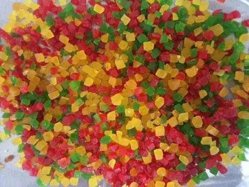 Mixed Colour Tutti Frutti - 250gm