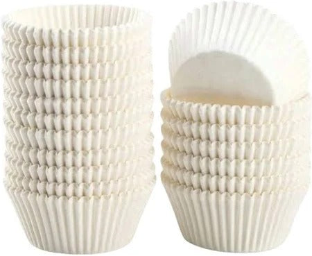 Size 6 White Colour Cupcake Liners | 1000 pcs | Baking Cup