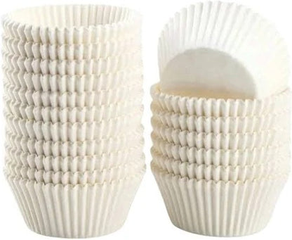 Size 6 White Colour Cupcake Liners | 1000 pcs | Baking Cup