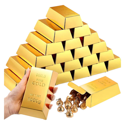Gold Brick Bar Multi Purpose Chocolate Box | Gold Brick Gift Box