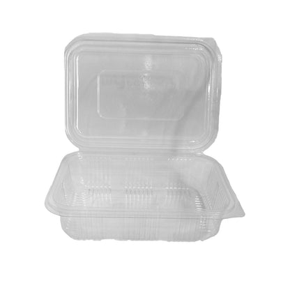 750 ml Transparent Hinged Boxes for Chocolates/ Cookies | Multi Purpose PVC Transparent Boxes (Set of 10)
