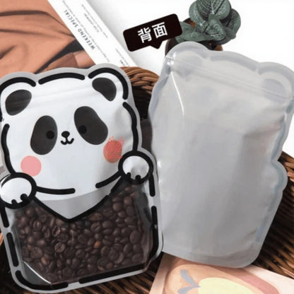 Different Animal Designs Zip Lock Bags| 10 in 1 mix Design |Stain-Resistant, Water-Resistant | Pack of 10