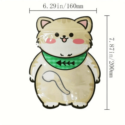 Different Animal Designs Zip Lock Bags| 10 in 1 mix Design |Stain-Resistant, Water-Resistant | Pack of 10