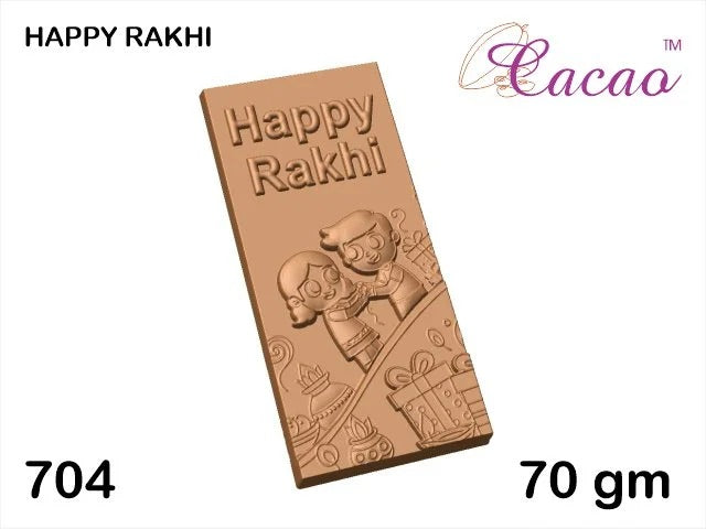 Mould 704 HAPPY RAKHI BAR