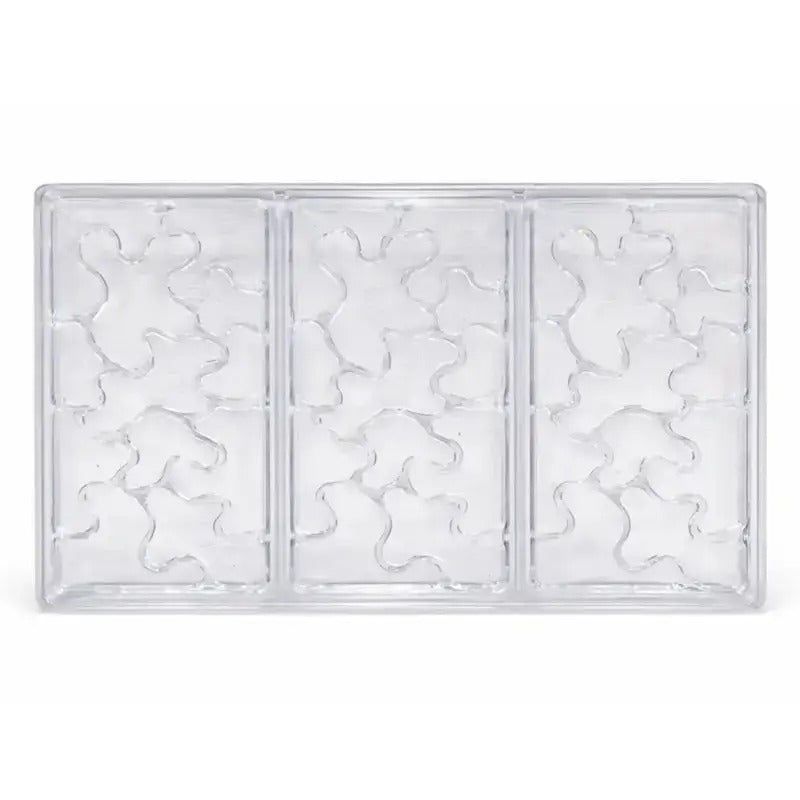 Puzzle Shape Chocolate Mold – Interlocking Abstract Design