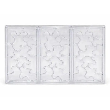 Puzzle Shape Chocolate Mold – Interlocking Abstract Design
