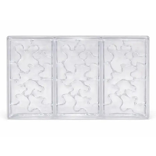 Puzzle Shape Chocolate Mold – Interlocking Abstract Design