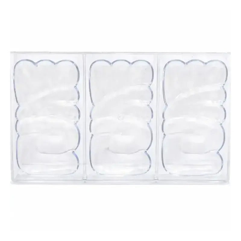 Love Shape Chocolate Mold – Clear Polycarbonate Candy Mold