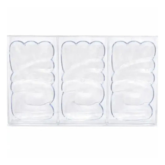 Love Shape Chocolate Mold – Clear Polycarbonate Candy Mold