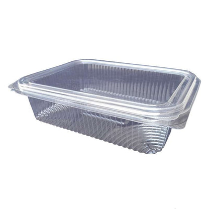 750 ml Transparent Hinged Boxes for Chocolates/ Cookies | Multi Purpose PVC Transparent Boxes (Set of 10)