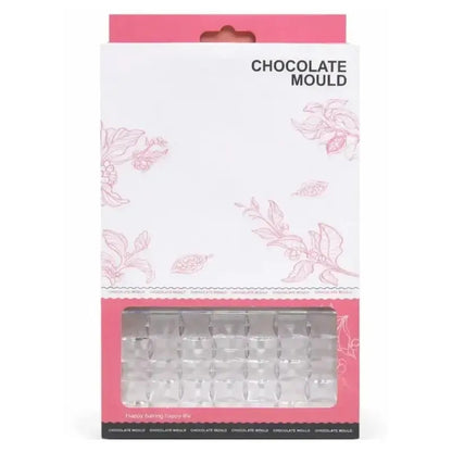 Square Grid Chocolate Mold – Classic Block Design for Premium Chocolates