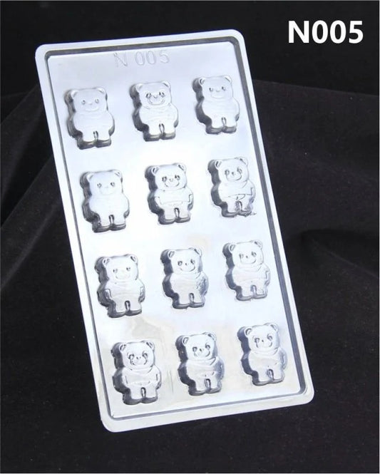 Teddy Shape Chocolate Mould - N005 | Teddy Cartoon Shape Chocolate Mould