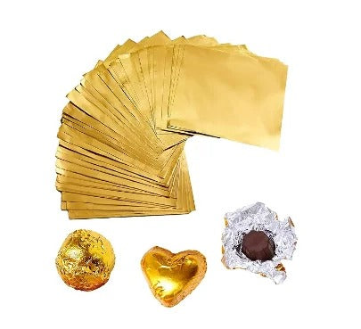 Small Cut Golden Chocolate Wrapper for Chocolates